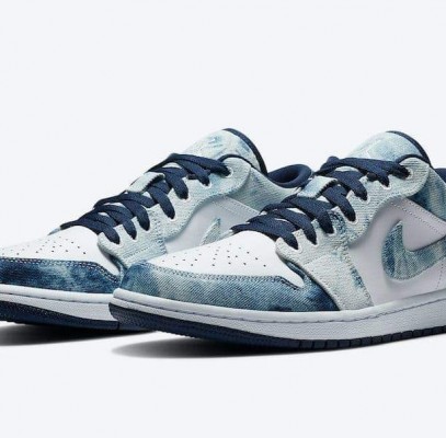 Jordan 1 Low Washed Denim
